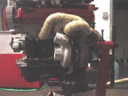 Engine w/ Pentroof manifolds wrapped